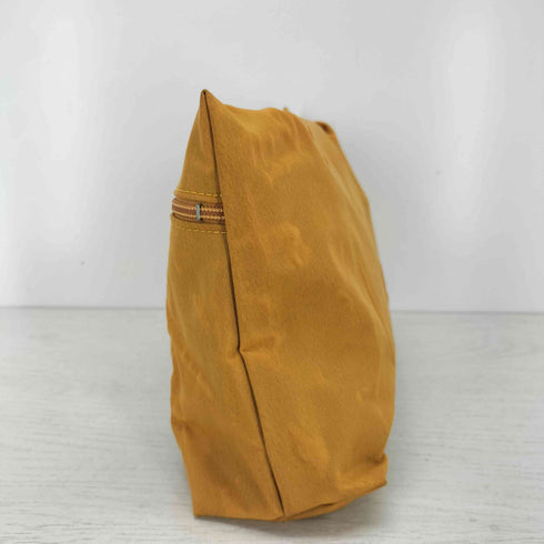 ロンシャン LONGCHAMP レザーハンドル ナイロンミニポーチ レディース