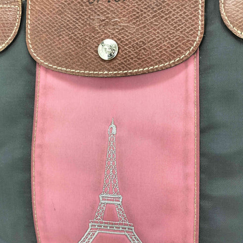 ロンシャン LONGCHAMP ルプリアージュ 刺繍トートバッグ レディース