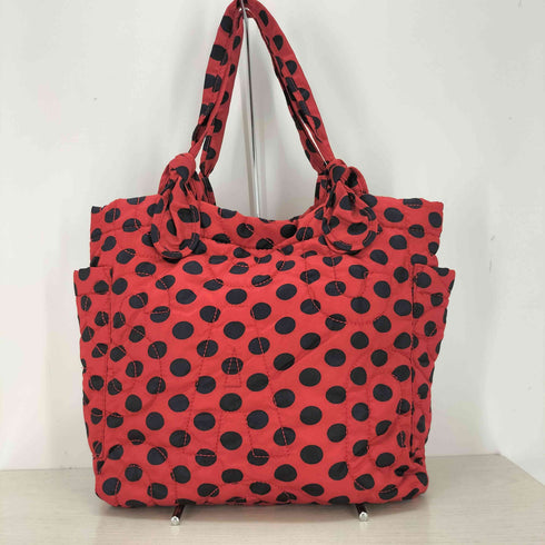 マークバイマークジェイコブス Marc by Marc Jacobs ドットプリント 総柄キルティングトートバッグ レディース