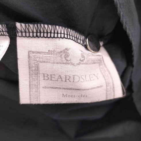 ビアズリー BEARDSLEY 23SS 袖口花モチーフ プルオーバー ブラウス レディース FREE