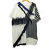 ビームスジャパン BEAMS JAPAN 26SS【別注】TORI-TO / ボーダー 切替 ビッグ Tシャツ レディース JPN:M