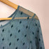レイビームス Ray BEAMS 25SS フロッキー プリント シアー ラウンドネック トップス レディース ONE SIZE