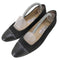 ジミーチュウ JIMMY CHOO ロゴテープ スエードコンビ フラットパンプス レディース 36 1/2