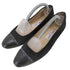 ジミーチュウ JIMMY CHOO ロゴテープ スエードコンビ フラットパンプス レディース 36 1/2