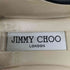 ジミーチュウ JIMMY CHOO ロゴテープ スエードコンビ フラットパンプス レディース 36 1/2
