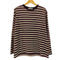 ビューティーアンドユースユナイテッドアローズ BEAUTY & YOUTH UNITED ARROWS BL C/PE VLR BOR LS ベロアボーダー ロングスリーブTシャツ レディース