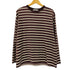 ビューティーアンドユースユナイテッドアローズ BEAUTY & YOUTH UNITED ARROWS BL C/PE VLR BOR LS ベロアボーダー ロングスリーブTシャツ レディース