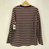 ビューティーアンドユースユナイテッドアローズ BEAUTY & YOUTH UNITED ARROWS BL C/PE VLR BOR LS ベロアボーダー ロングスリーブTシャツ レディース