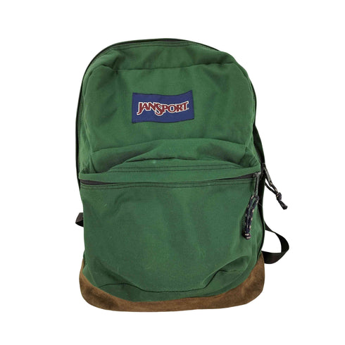 ジャンスポーツ JanSport 43950 USA製 スエードレザー切替 バックパック リュック メンズ