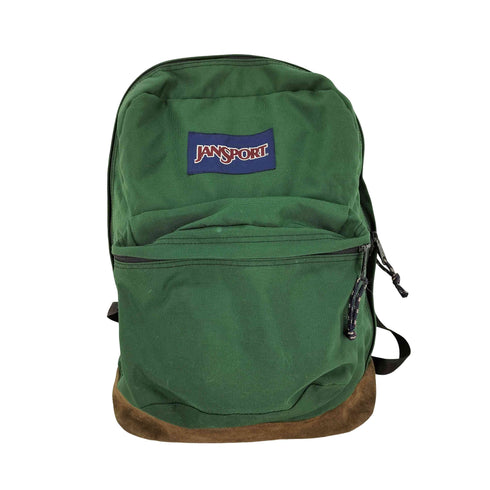 ジャンスポーツ JanSport 43950 USA製 スエードレザー切替 バックパック リュック メンズ