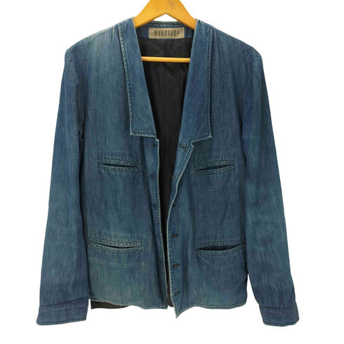 ワイズフォーメン Ys for men WORKSHOP 80-90S シャンブレー デニム ジャケット メンズ