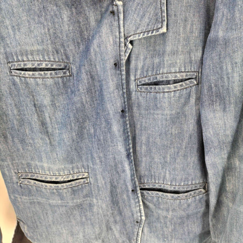 ワイズフォーメン Ys for men WORKSHOP 80-90S シャンブレー デニム ジャケット メンズ