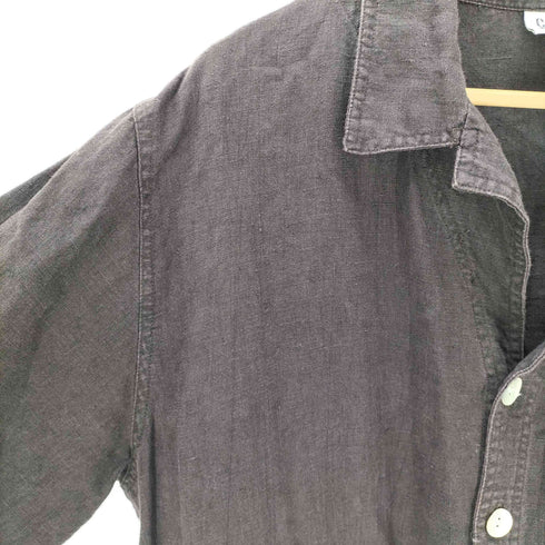 チコ CHICOS DESIGN 90S OLD 麻 リネン 100% カバーオール ジャケット メンズ JPN:2