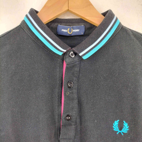 フレッドペリー FRED PERRY 別注 Change Collor Polo Shirt メンズ L