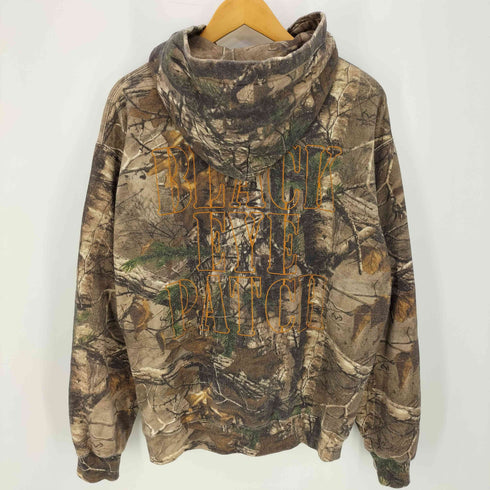 ザブラックアイパッチ THE BLACK EYE PATCH STENCIL LOGO REALTREE THERMAL ZIP HOODIE リアルツリーカモ ジップフーディー メンズ JPN:L