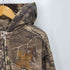 ザブラックアイパッチ THE BLACK EYE PATCH STENCIL LOGO REALTREE THERMAL ZIP HOODIE リアルツリーカモ ジップフーディー メンズ JPN:L