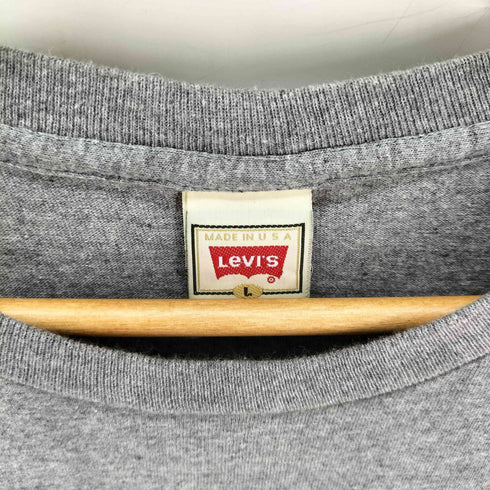 リーバイス Levis USA製 袖&裾シングルステッチ プリント Tシャツ メンズ import:L