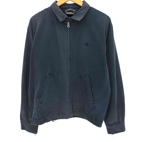 ポロバイラルフローレン Polo by RALPH LAUREN 90-00s 同色ポニー刺繍 スイングトップ 襤褸 メンズ import:M