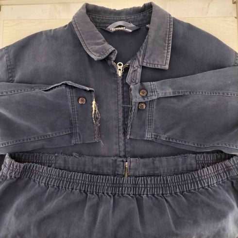 ポロバイラルフローレン Polo by RALPH LAUREN 90-00s 同色ポニー刺繍 スイングトップ 襤褸 メンズ import:M