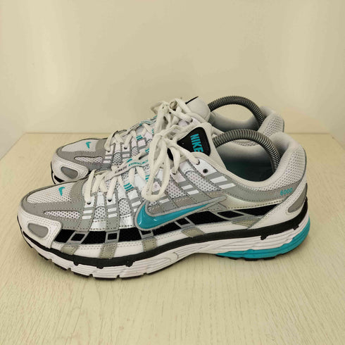ナイキ NIKE P-6000 White/Metallic Silver/Black/Dusty Cactus メンズ JPN:26