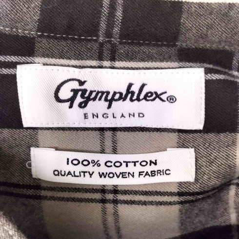 ジムフレックス GYMPHLEX バンドカラー チェック ワンピース レディース 12