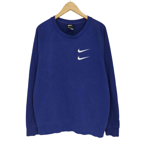 ナイキ NIKE NSWスウェット SWOOSH ダブルロゴトレーナー メンズ import:L
