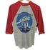 80S TOUR 82 バンド グラフィック プリント ラグランスリーブ Tシャツ メンズ import:L