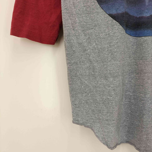 80S TOUR 82 バンド グラフィック プリント ラグランスリーブ Tシャツ メンズ import:L