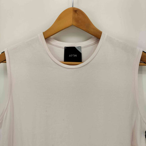 エイトン ATON SUVIN 60/2 TANK TOP DRESS タンクトップ ドレス レディース JPN:2