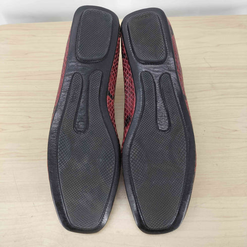 プラダ PRADA パイソン柄 パンプス レディース 38