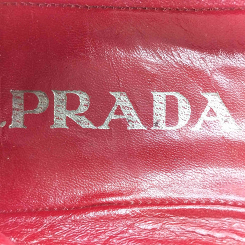 プラダ PRADA パイソン柄 パンプス レディース 38