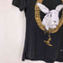 ヴィヴィアンウエストウッドマン Vivienne Westwood MAN BUNNY IN FRAME オーブ 刺繍 S/S クルーネック Tシャツ メンズ DE:48