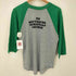 80-90S KC SPORTSWEAR 宗教 プリント ラグランスリーブ Tシャツ メンズ import:L