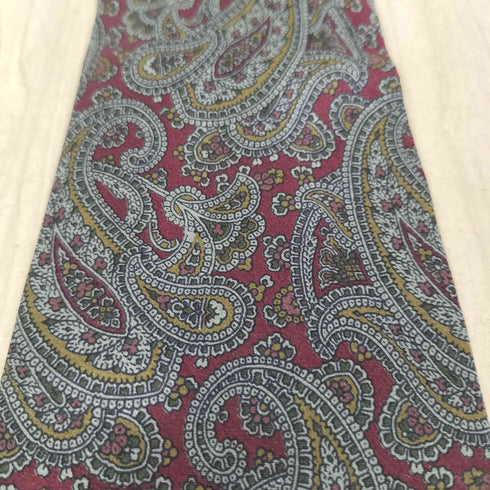 ジョルジオアルマーニ Giorgio Armani ペイズリー柄シルクネクタイ メンズ