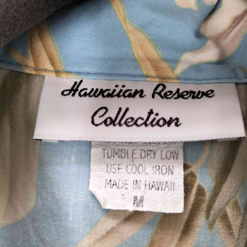 hawaiian reserve collection ハワイ製 コットンアロハシャツ レディース M