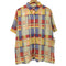 アルフレッドダナー ALFRED DUNNER 90s 水彩タッチ チェック S/S シャツ レディース 14