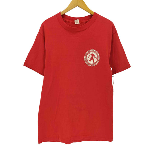 ヘインズ Hanes 70s USA製 三角タグ フロントプリント S/S Tシャツ メンズ JPN:L