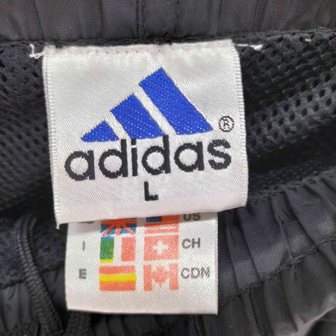 アディダス adidas 万国旗タグ 3ストライプ ナイロンパンツ メンズ JPN:L