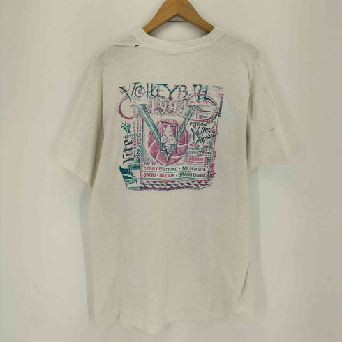 フルーツオブザルーム FRUIT OF THE LOOM 90s シングルステッチ 両面プリント クルーネックTシャツ メンズ JPN:L