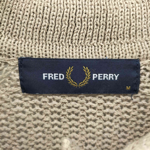 フレッドペリー FRED PERRY KNIT POLO SHIRT ニットポロシャツ 和紙 メンズ import:M