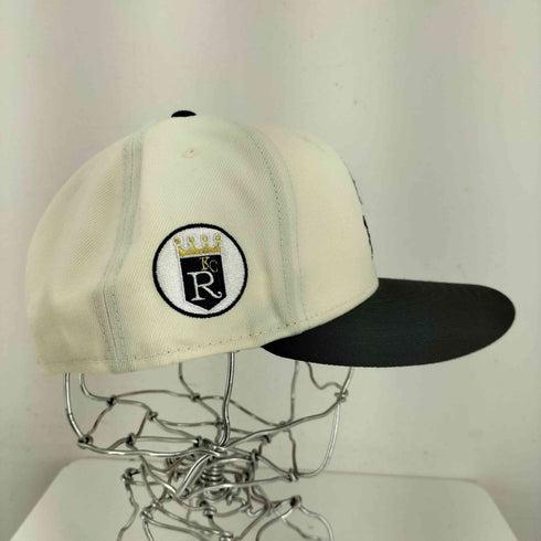 ニューエラ NEW ERA 59FIFTY KANSAS CITY ROYALS CO 25TH ANV CHROME/BLACK メンズ