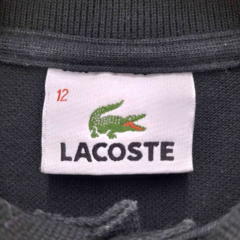 ラコステ LACOSTE ワンポイント 刺繍 S/S 鹿の子 ポロシャツ レディース 12