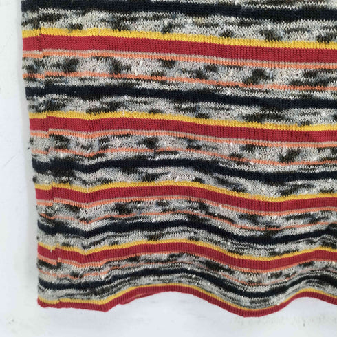 ミッソーニスポーツ MISSONI SPORTS マルチボーダー柄ニットワンピース レディース