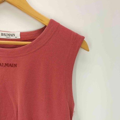 バルマン BALMAIN 刺繍ロゴ タンクトップ レディース 40