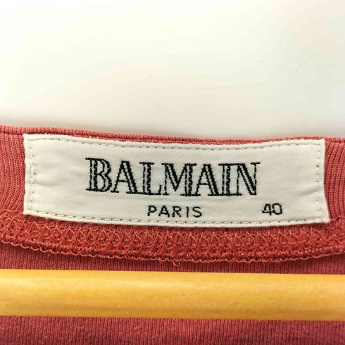 バルマン BALMAIN 刺繍ロゴ タンクトップ レディース 40