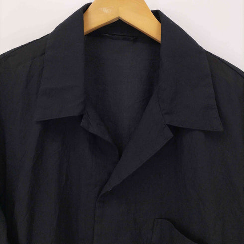 ブラームス BLURHMS 26SS Silk-Co Voile Open-collar Shirt L/S メンズ JPN:2