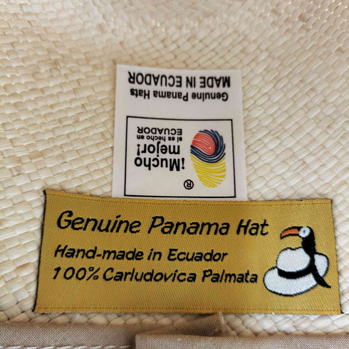 GENUINE PANAMA HAT エクアドル製 パナマ ストロー ハット レディース