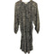 イザベルマラン ISABEL MARANT 総柄 シアー ワンピース レディース US:10