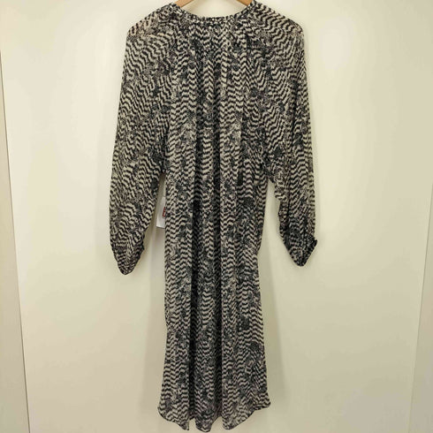 イザベルマラン ISABEL MARANT 総柄 シアー ワンピース レディース US:10