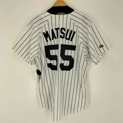 マジェスティック MAJESTIC 90-00s USA製 チームロゴ ベースボールシャツ メンズ M